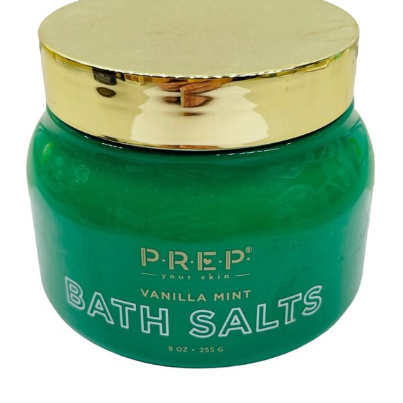 PREP Your Skin Vanilla Mint Bath Salts / Salt Scrub - 9oz - Picture 1 of 2